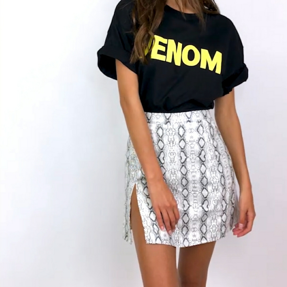 Sexy Snake Print Princess Polly Skirt